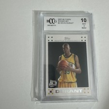 2007 Topps Rookie Card Kevin Durant Gem MT. rookie card picture
