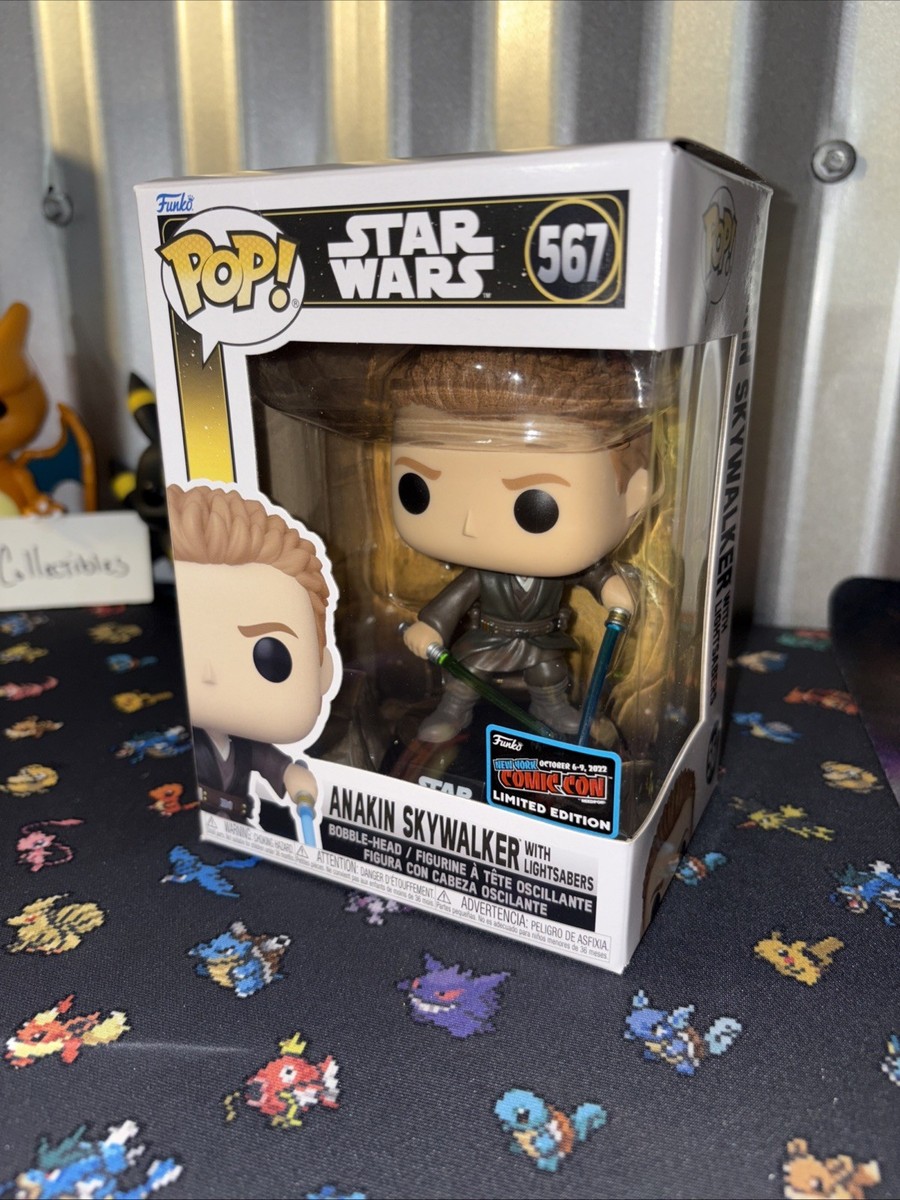 Funko Pop! Star Wars Anakin Skywalker #567 W/ Lightsabers Funko Pop! Star Wars Anakin Skywalker #567 W/ Lightsabers