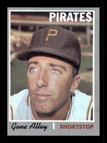 1970 Topps #566 Gene Alley 6. Ser. - Faltenfrei