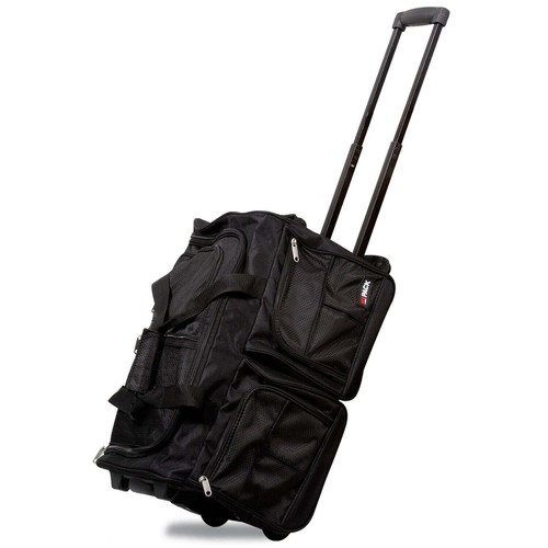 20-Inch Carry-On Rolling Duffle Bag Heavy Duty Polyester Retractable Handle New - Picture 2 of 2
