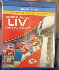 Super Bowl LIV Champions: Kansas City Chiefs [Blu-ray + DVD] NEW Sealed