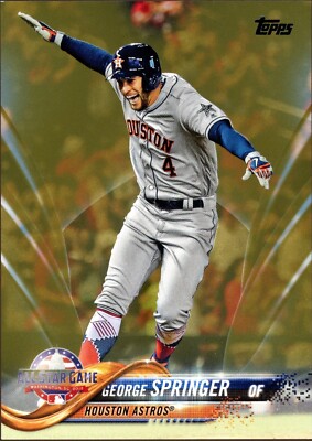 2018 Topps Update George Springer US121 Gold 1549/2018