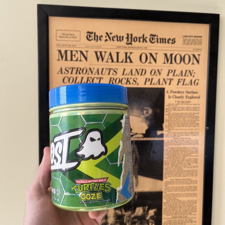 Ghost LEGEND ALL OUT × TMNT PreWorkout Teenage Mutant Ninja Turtles