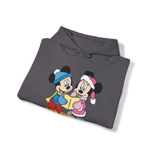 Women's Hooded Sweatshirt | Disney Mickey and Minnie Mouse Christmas Caroling - Picture 32 of 48