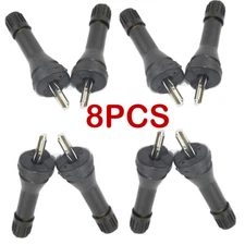 8PCS VS-90 Rubber Replacement Snap-in Tire Valve Stem TPMS Kit for Dill 7001-HPR