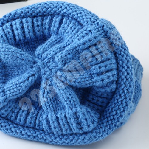 Cappello invernale unisex lavorato a maglia morbido baggy berretto sci cappello teschio - Foto 87 di 123