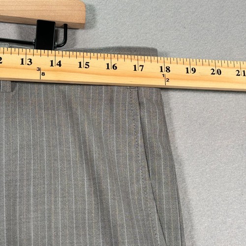 Vintage Hugo Boss Pasolini Movie Wool Suit Jacket Pants Mens 42R Gray Stripes - Picture 6 of 24