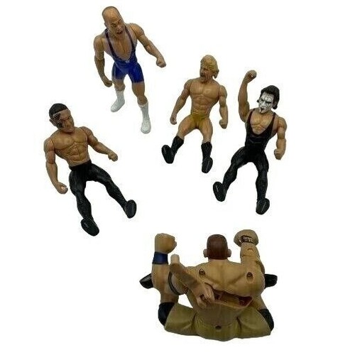 5 figurine vintage Fighter 1998 WCW - Foto 5 di 12