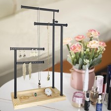 Premium Jewelry Stand 4-Tier Storage Necklace Holder Stand Earring Holder Adjust