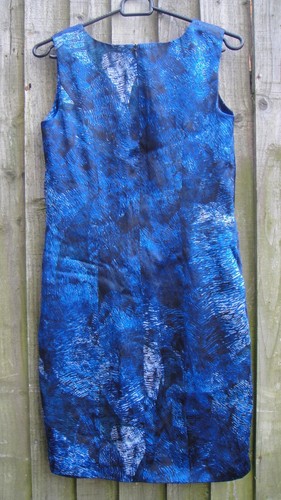 ALMOST FAMOUS London Stitch Print Silk DRESS UK 8 Pippa Middelton - Picture 6 of 9