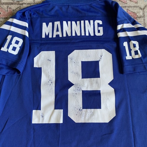 Peyton Manning #18 Colts Jersey Womens Small S Blue White NFL Reebok - Picture 3 of 10