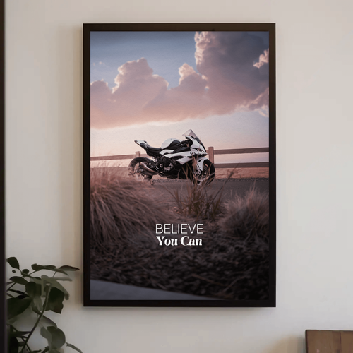Motivational Poster BMW Inspired S1000RR Inspiring Text 016 - Picture 8 of 14