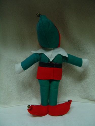 VINTAGE ELF / PIXIE W/BELLS ON TOES & COLLAR WONDERFUL CONDITION - Picture 3 of 5
