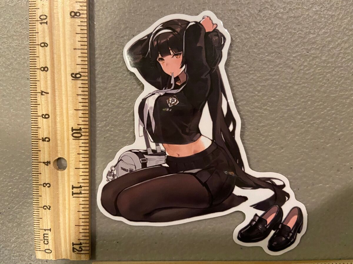 New Cute Sexy Anime Girl Food Big Meme Vinyl Decal Sticker Car Laptop Anime  Meme