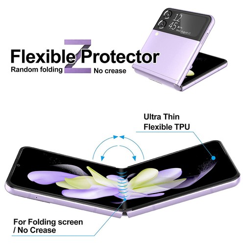 For Samsung Galaxy Z Flip7 6 5 4 Soft Hydrogel Screen Protector Film/Camera Lens - Picture 6 of 16