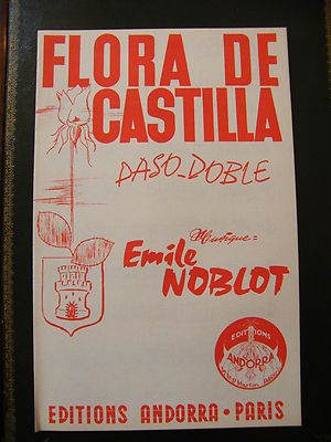 Noten Flora de Castilla Paso Doble Emile Noblot Akkordeon