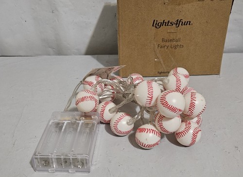 Baseball LED String Lihts of 20 Fairy Lights | eBay