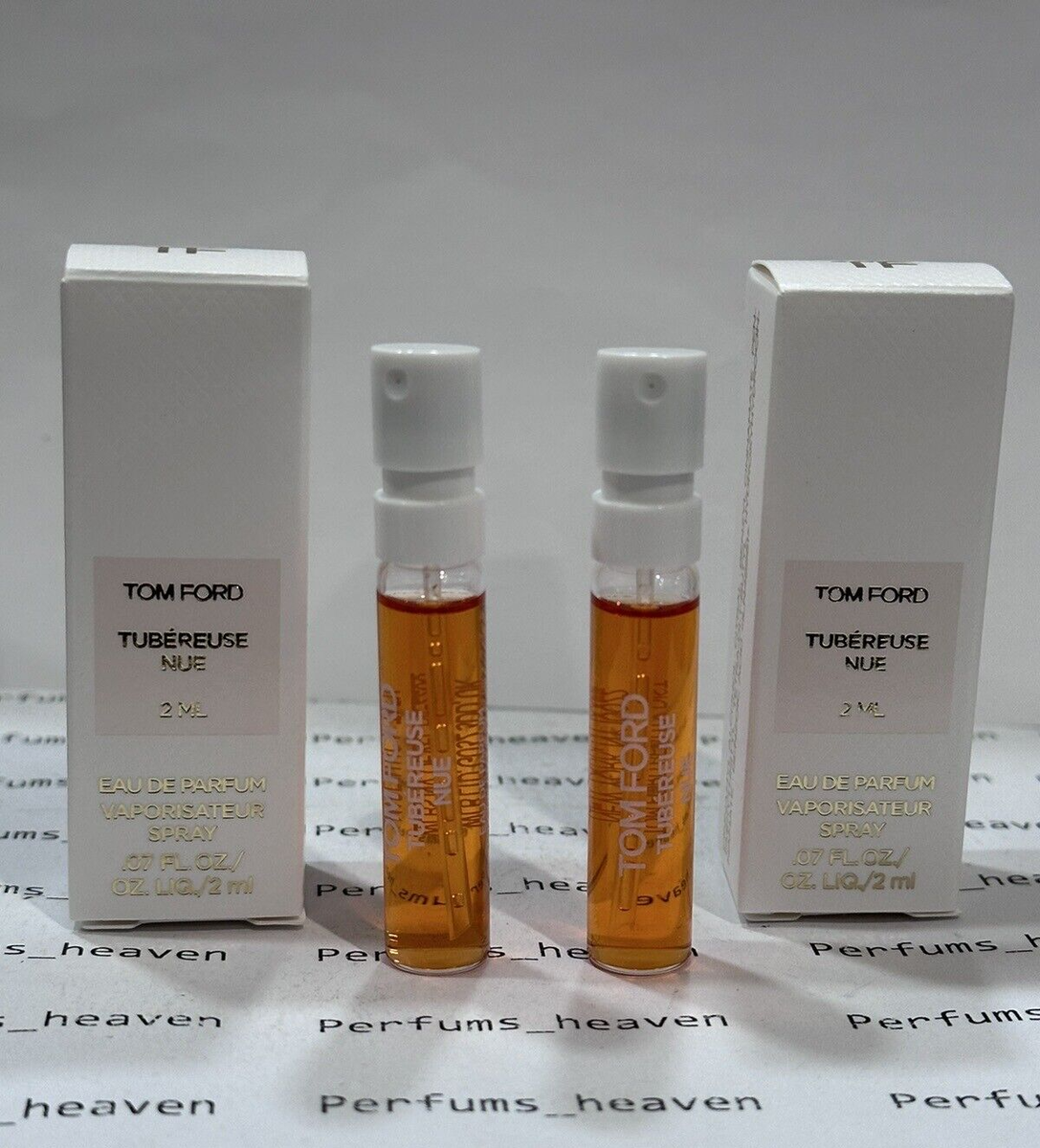2x Tom Ford Tubereuse Nue Eau de Parfum Sample Spray Vial