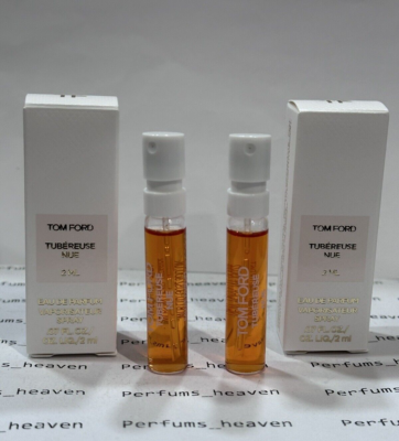 2x Tom Ford Tubereuse Nue Eau de Parfum Sample Spray Vial