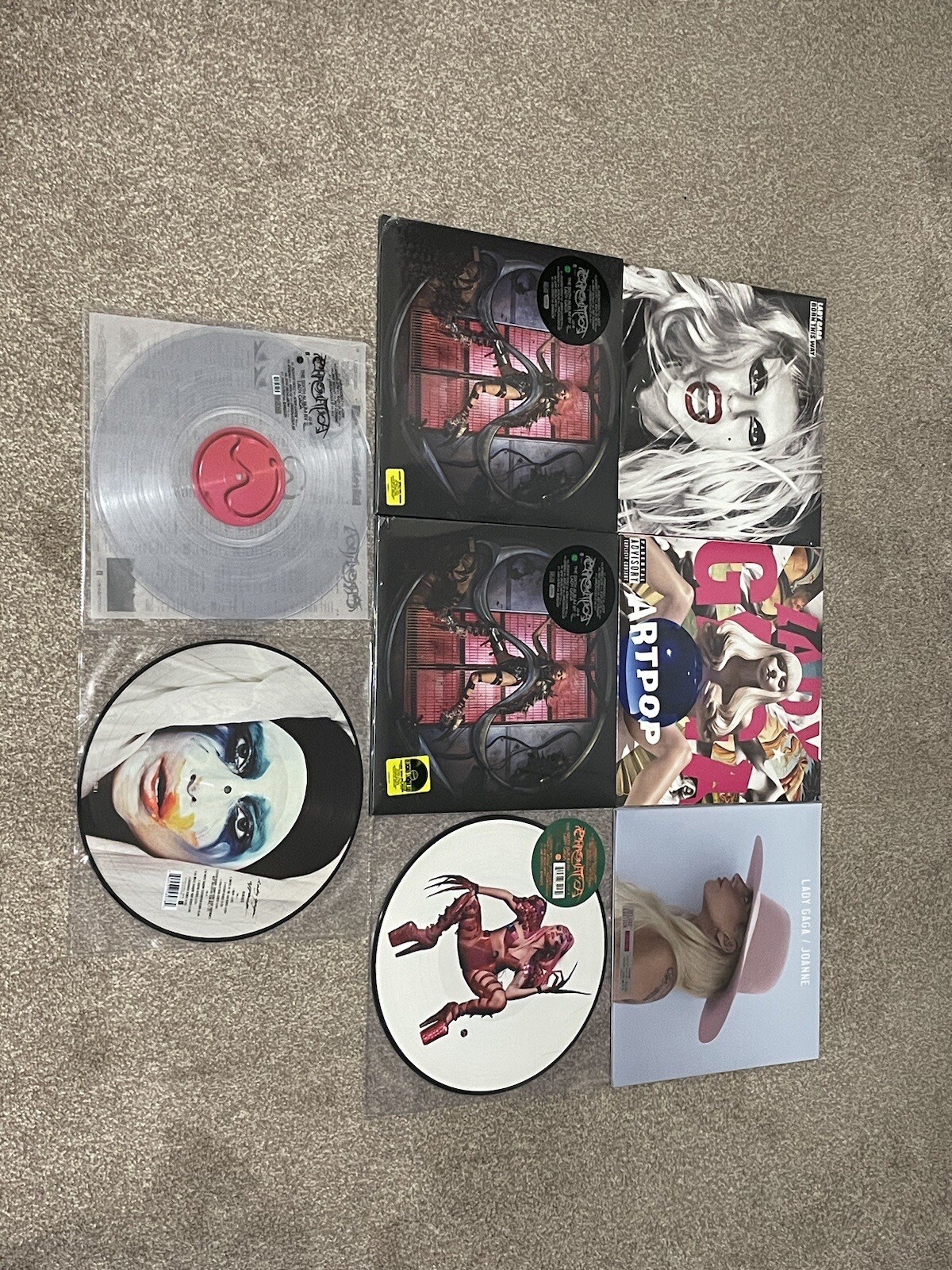 Lady Gaga Collection Vinyls/CDs/Signed Art Cards/ Tour Programmes/ Perfume/Merch