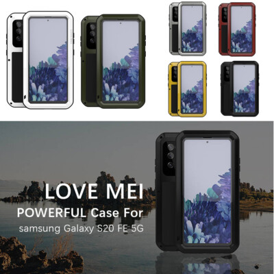 LOVE MEI Aluminum Metal Cover For Samsung Galaxy S20 FE 5G Case Protective Shell