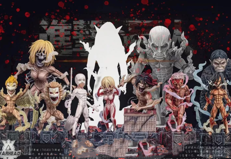 Warhead Studio Attack On Titan Jaw titan Statue Falco Model H12cm