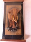 Sri Lankan Natural Wild Elephant Handcrafted Wood Carving Wall Hang Home Décor