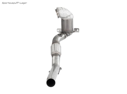 HJS Edelstahl Ø76mm Frontpipe inkl. Katalysator VW Golf 7 GTI - Bild 2 von 7
