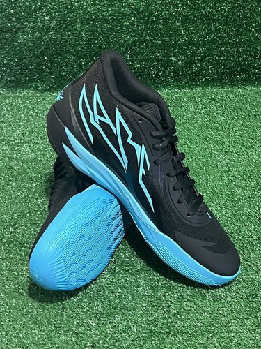 Zapatillas de baloncesto Puma MB.02 negras azul atolón 377644-01 para hombre talla 12 - Imagen 6 de 10