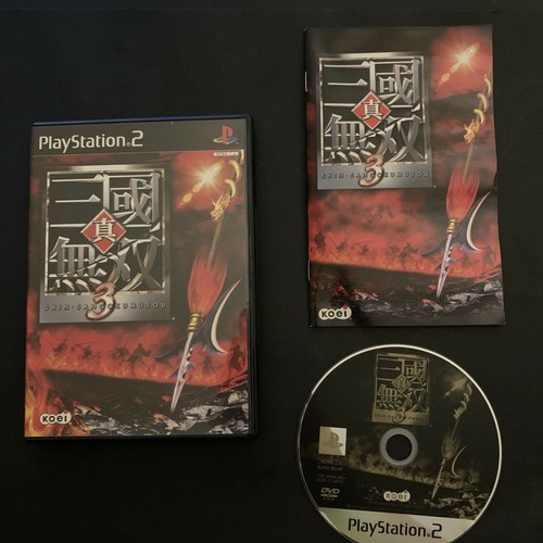 Shin Sangoku Musou 3 - PlayStation PS2 NTSC-J Japan Game w Manual - 第 1/5 張圖片