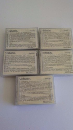Verbatim DataLife DC2120 QIC 80 Format MiniCartridge Back Up Tape 05 Tapes NOS - Picture 4 of 4
