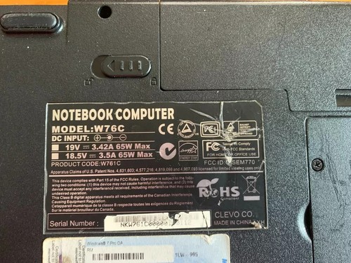 RM Notebook 300 W76C i3 2.27Ghz 4Gb 160 Hdd Laptop Windows 11 Pro ,Office365 - Picture 9 of 9