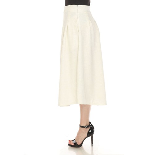 Women's Flared Tweed Skirt - Picture 7 of 21