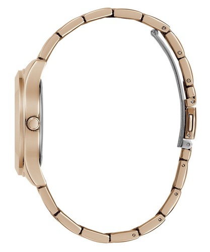 Guess Women Watch Bracelet TRI PLAQUE GW0675L3 Stainless Steel Rose Gold - Picture 3 of 6