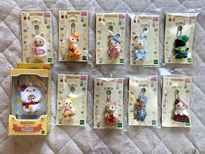 Sylvanian Families Baby Keychain Charm Set of 10 Incl. Deer Snowman 2025 NEW