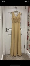 Champagne Bridesmaid/Prom Dress
