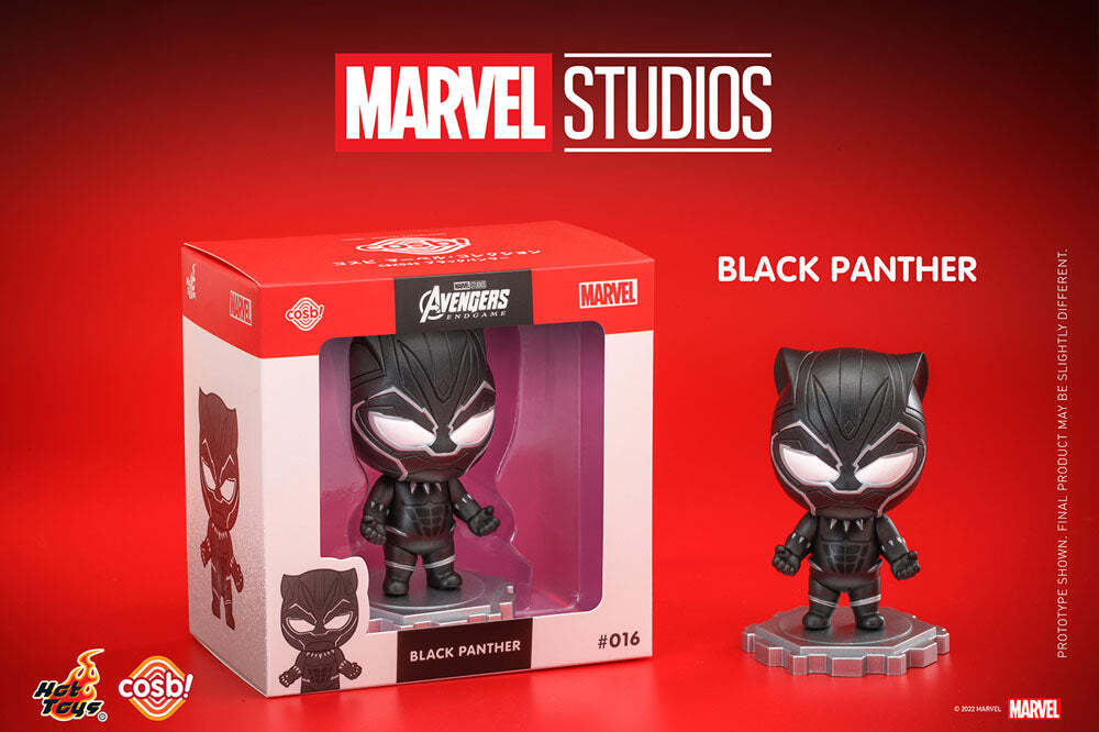 Thumbnail - Avengers: Endgame Cosbi Minifigur - Black Panther (8 Cm)