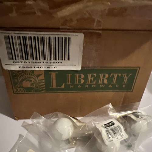 Boutons d'armoire céramique lot de 24 Liberty Hardware blanc P95614C-W-C 3110 neuf avec étiquette - Photo 2/8
