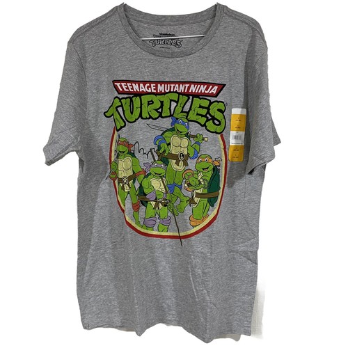 Teenage Mutant Ninja Turtles Short Sleeve Graphic Logo Shirt Mens Size Large