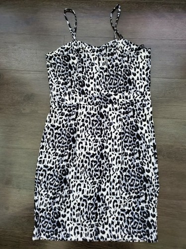 Black \u0026 White with Gray Leopard Print 