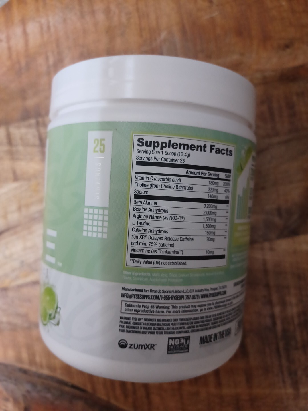 Ryse Preworkout Baja Cooler 11.8 Oz 25 Servings New Bottle eBay