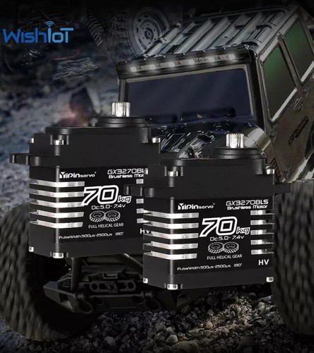 70KG 8,4V High Torque IP68 Brushless Servomotoren Getriebe für 1/8 1/10 Scale RC Car - Bild 11 von 18
