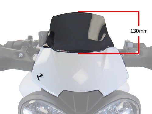 Triumph Speed Triple 1050 R 16-18  Dark Tint LIGHT SCREEN (130mm) Powerbronze.RR - Picture 4 of 5