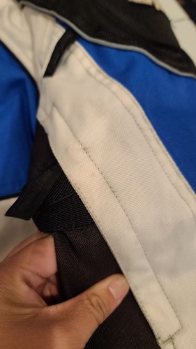 Cortech Men's GX Sport Series 2 Armored Motorcycle Jacket Size L Blue & White - Picture 10 of 17