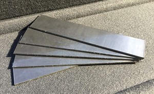 5 x 1095 high carbon steel strips knife making pattern welding 1095 sheet steel