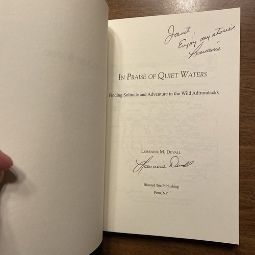 In Praise of Quiet Waters by Lorraine M. Duvall 2016 First Edition Signed Book - Imagen 3 de 21
