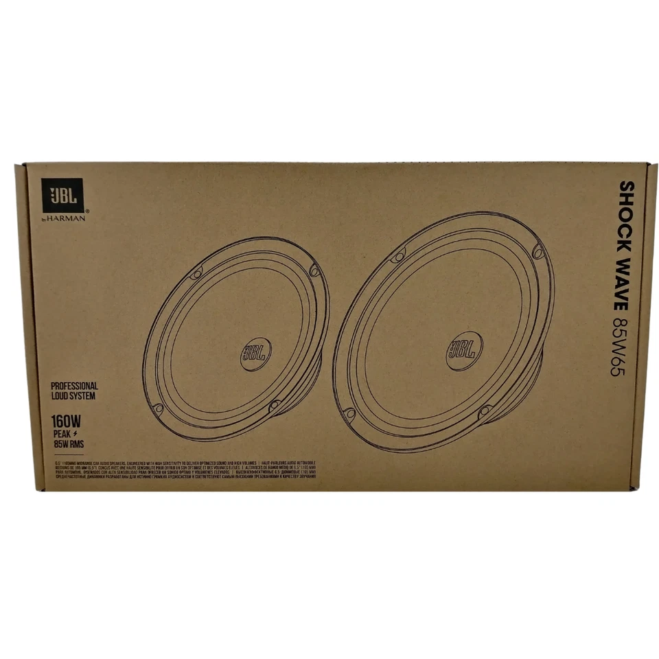 JBL SHOCK WAVE 85W65 6.5" 160 Watt Max Midrange Woofer Car Audio Speakers - Image 3 of 3