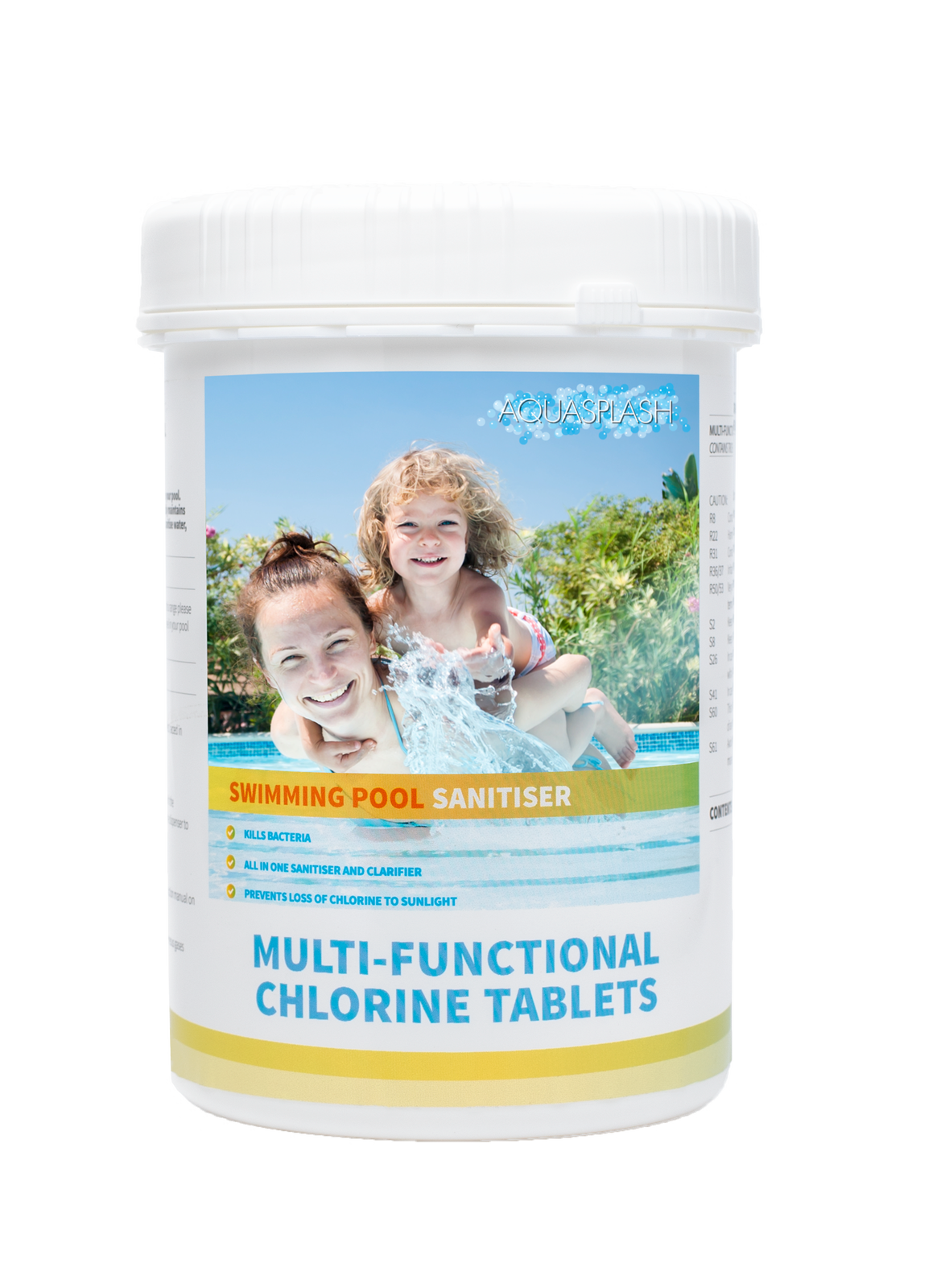 AquaSplash 1Kg Multifunctional Chlorine Tablets 200g