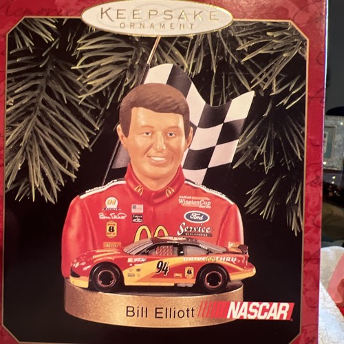Hallmark Andenken Ornament ~ Bill Elliott ~ Stock Car Champions ~ 1999 * NEU - Bild 7 von 8