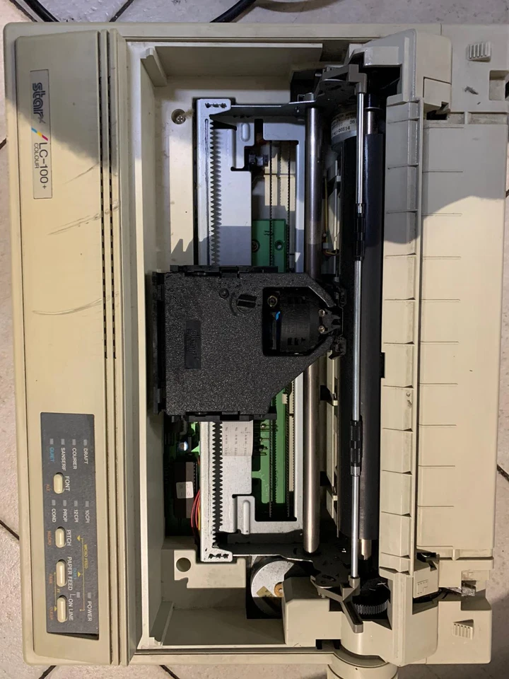 STAR LC-100 Colour Retro VINTAGE Printer stampante aghi a colori - Immagine 4 di 4